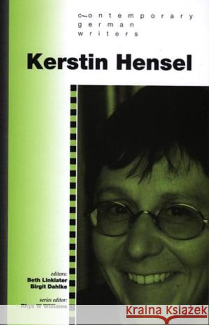 Kerstin Hensel Beth Linklater Birgit Dahlke 9780708317778 University of Wales Press