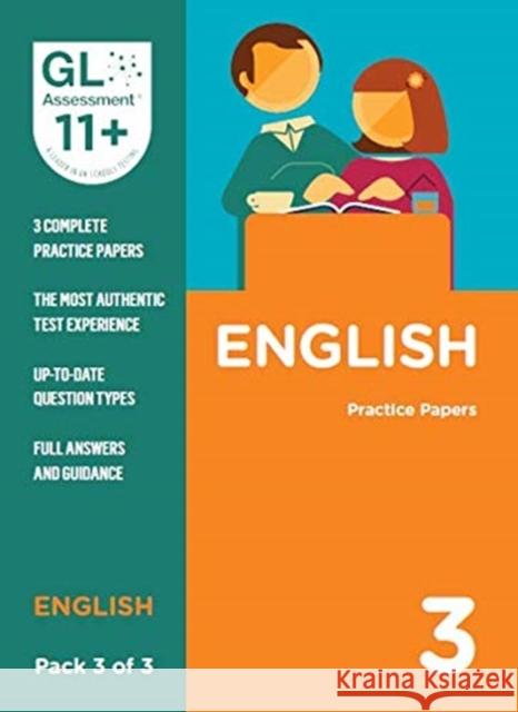 11+ Practice Papers English Pack 3 (Multiple Choice) GL Assessment 9780708727577 GL Assessment