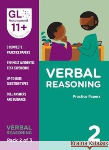 11+ Practice Papers Verbal Reasoning Pack 2 (Multiple Choice) GL Assessment 9780708727621 GL Assessment