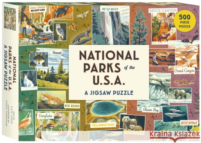 National Parks of the USA Jigsaw Puzzle Kate Siber 9780711287068 Frances Lincoln Publishers Ltd