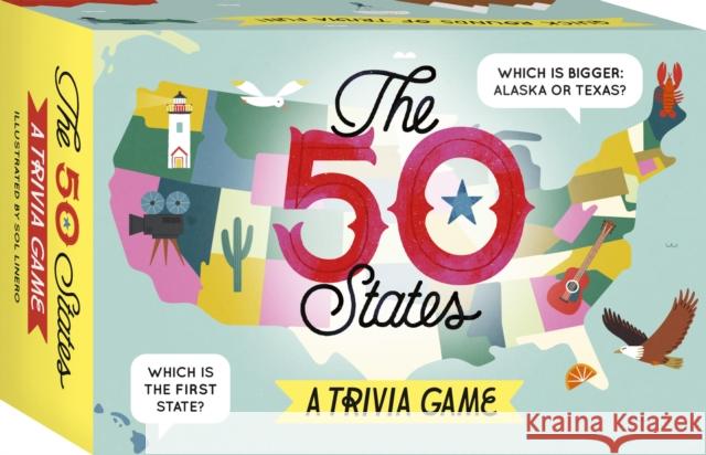 The 50 States: A Trivia Game Gabrielle Balkan 9780711290334