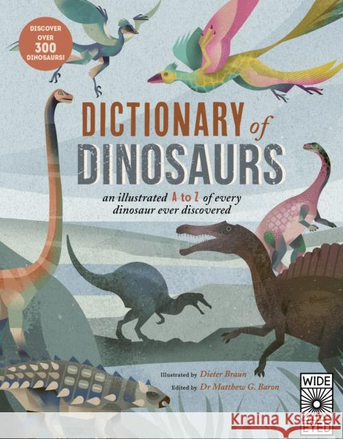 Dictionary of Dinosaurs Natural History Museum 9780711290525