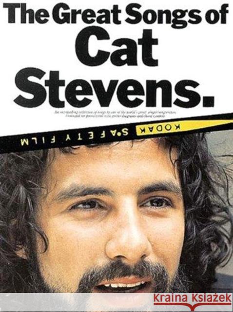 The Great Songs Of Cat Stevens Cat Stevens Peter Evans 9780711905641 Wise Publications