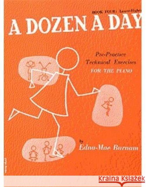 A Dozen a Day Book 4: Lower Higher Edna Mae Burnam 9780711960459 Hal Leonard Europe Limited