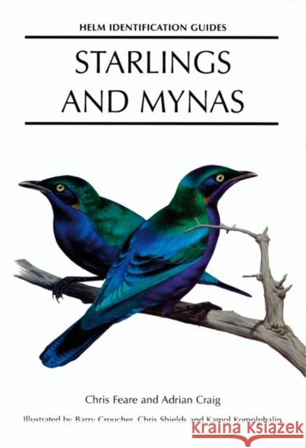 Starlings and Mynas C. J. Feare Adrian Craig 9780713639612 A & C BLACK PUBLISHERS LTD