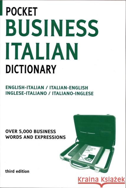 Pocket Business Italian Dictionary 3ed A & C Black Publishers Ltd 9780713677362 A&C Black