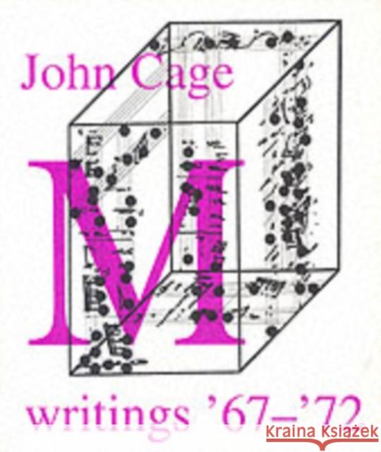 M: Writings, 1967-72 John Cage 9780714511351