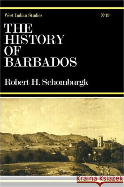 History of Barbados Robert H. Schomburgk 9780714619484 Frank Cass Publishers