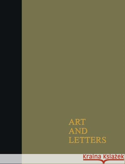 Art & Letters July-Winter1918 Cb : 2 Volumes Frank Rutter Charles Ginner H. Gilman 9780714621005