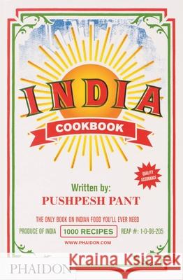 India: The Cookbook Pushpesh Pant 9780714859026 0