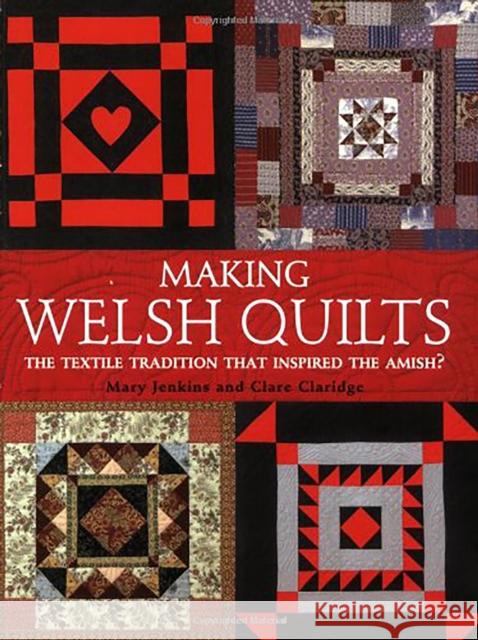 Making Welsh Quilts: The Textile Tradition That Inspired the Amish? Mary Jenkins 9780715329962