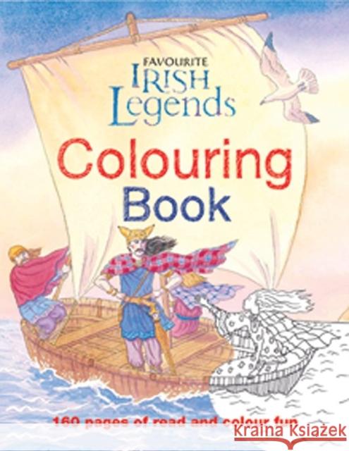 Irish Legends for Children Colouring Book  9780717149711 Gill