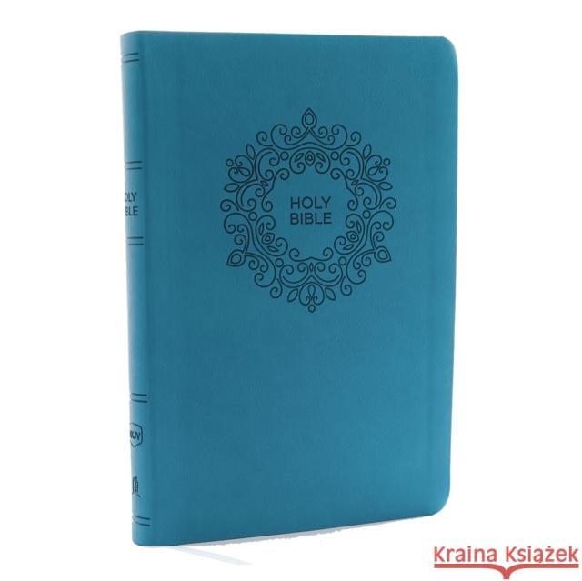 NKJV, Value Thinline Bible, Large Print, Turquoise Leathersoft, Red Letter, Comfort Print: Holy Bible, New King James Version  9780718075651 Thomas Nelson