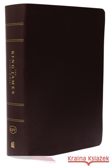 The King James Study Bible, Bonded Leather, Burgundy, Indexed, Full-Color Edition Thomas Nelson 9780718079802 Thomas Nelson