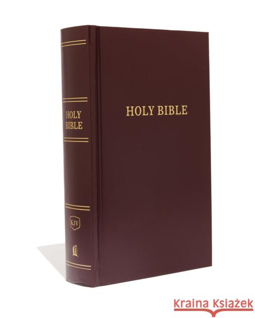 KJV, Pew Bible, Large Print, Hardcover, Burgundy, Red Letter Edition Thomas Nelson 9780718095444 Thomas Nelson