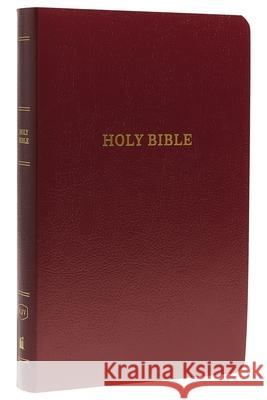 KJV, Gift and Award Bible, Imitation Leather, Burgundy, Red Letter Edition Thomas Nelson 9780718097875