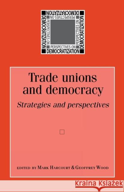 Trade Unions and Democracy: Strategies and Perspectives Harcourt, Mark 9780719069796