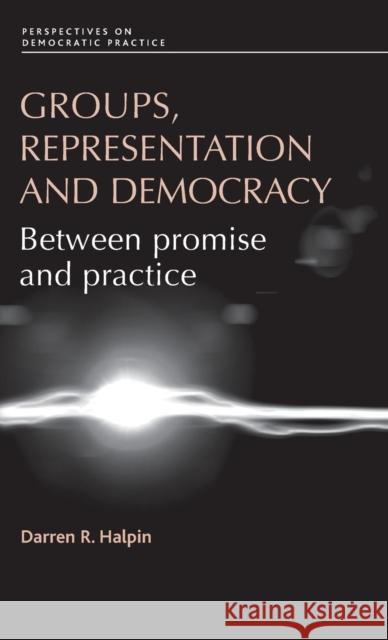 Groups, representation and democracy: Between promise and practice Halpin, Darren R. 9780719076527