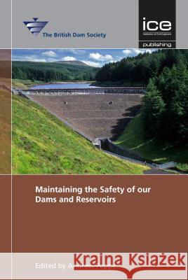 Maintaining the Safety of Our Dams and Reservoirs British Dam Society   9780727760340 ICE Publishing