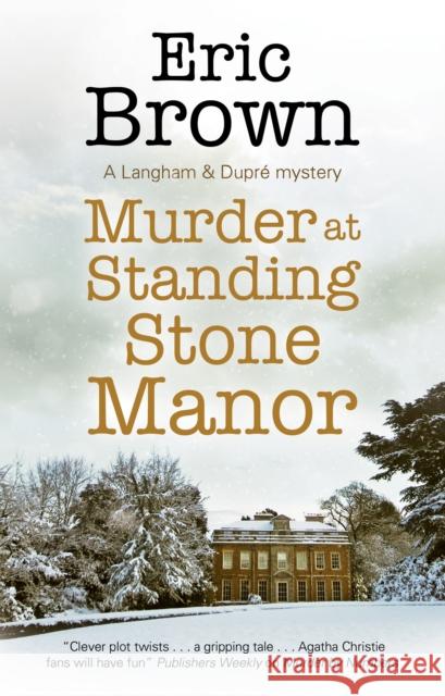 Murder at Standing Stone Manor Eric Brown 9780727850560 Canongate Books