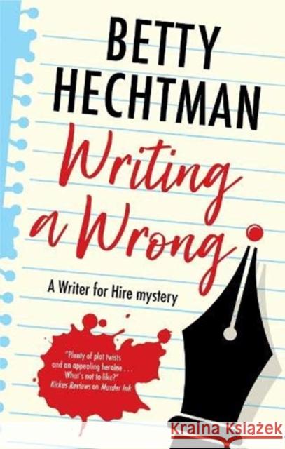 Writing a Wrong Betty Hechtman 9780727890191 Canongate Books