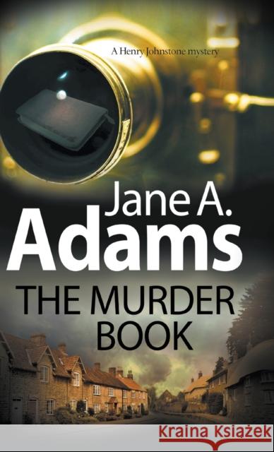 The Murder Book Jane A. Adams 9780727893161