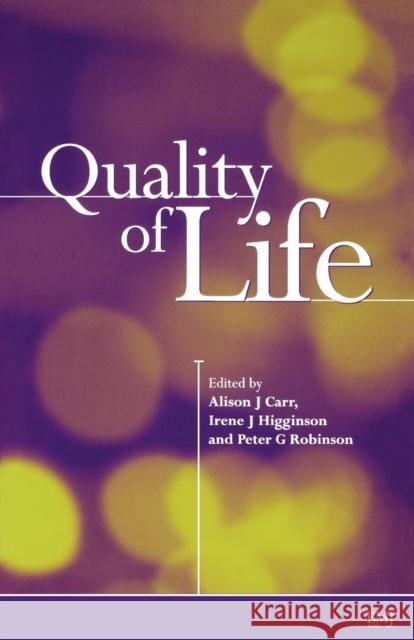 Quality of Life  9780727915443 BMJ PUBLISHING GROUP
