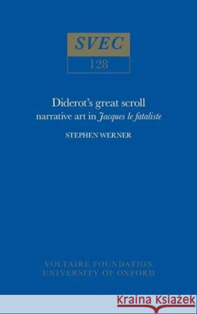 Diderot's Great Scroll Stephen Werner 9780729400305