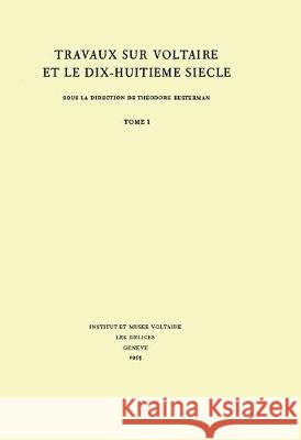 Miscellany/Mélanges: 1955 Theodore Besterman 9780729401340