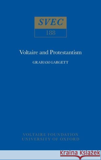 Voltaire and Protestantism  9780729402439 Voltaire Foundation