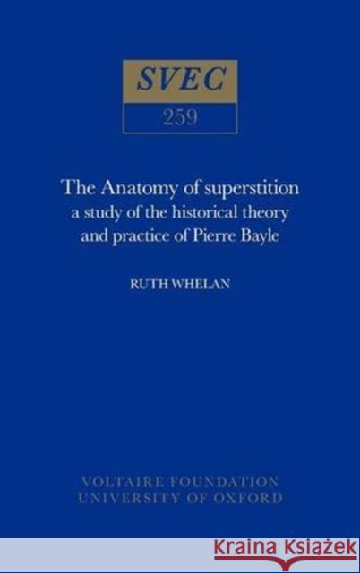 The Anatomy of Superstition Ruth Whelan 9780729403726 Liverpool University Press