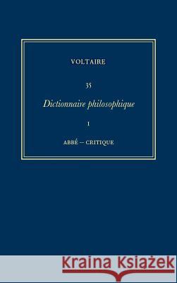 Complete Works of Voltaire 35 Mervaud 9780729403764 