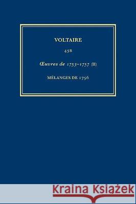 Complete Works of Voltaire 45B Mervaud 9780729409452 