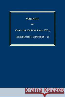 Complete Works of Voltaire 29A Voltaire 9780729411370