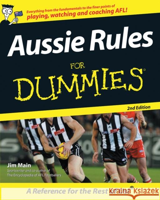 Aussie Rules for Dummies Maine, Jim 9780731405954