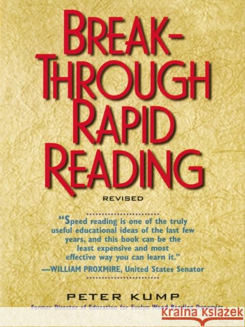 Breakthrough Rapid Reading Peter Kump 9780735200197