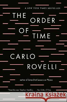 The Order of Time Carlo Rovelli 9780735216112 Riverhead Books