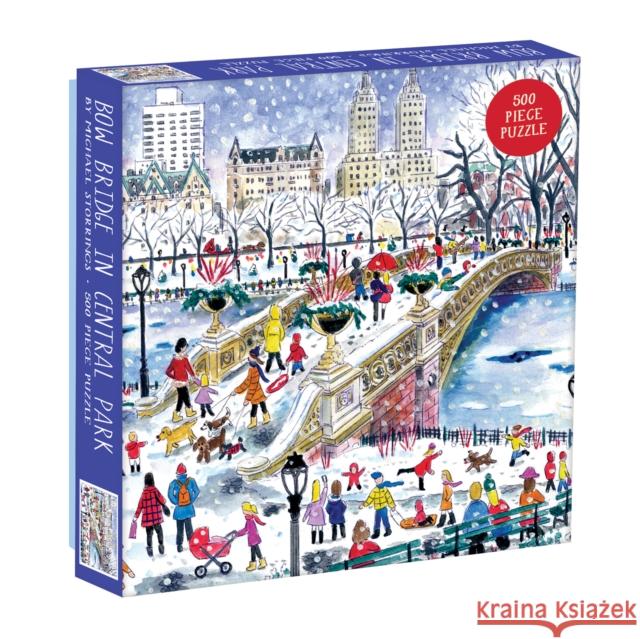 Michael Storrings Bow Bridge In Central Park 500 Piece Puzzle  9780735356863 Galison