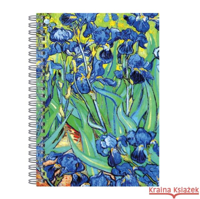 Van Gogh Irises Wire-O Journal 6 X 8.5