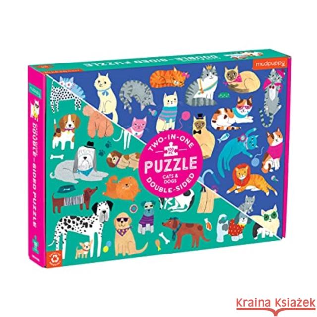 Cats & Dogs 100 Piece Double-Sided Puzzle Rebecca Jones 9780735360730