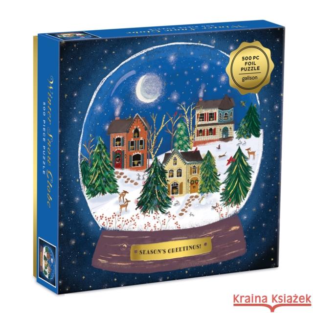 Winter Snow Globe 500 Piece Puzzle Galison 9780735362024