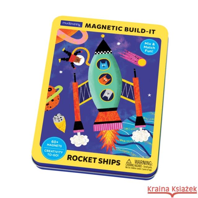 Rocket Ships Magnetic Build-it  9780735363823 Galison