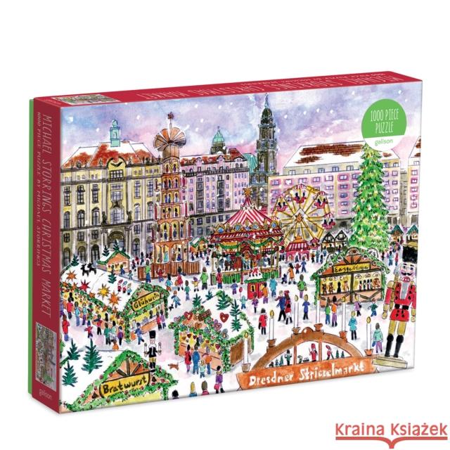 Michael Storrings Christmas Market in Dresden 1000 Piece Puzzle Michael Storrings 9780735366763