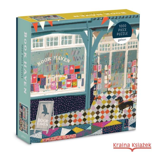 Book Haven 1000 Piece Puzzle in Square Box Galison                                  Victoria Ball 9780735368583 Galison