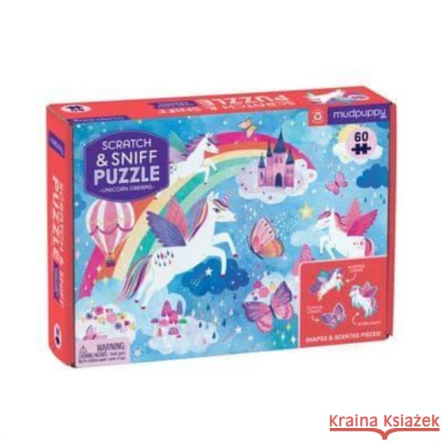 Unicorn Dreams Scratch and Sniff Puzzle Mudpuppy 9780735370128