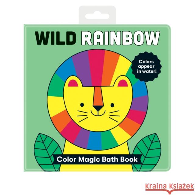 Wild Rainbow Color Magic Bath Book Mudpuppy 9780735370395