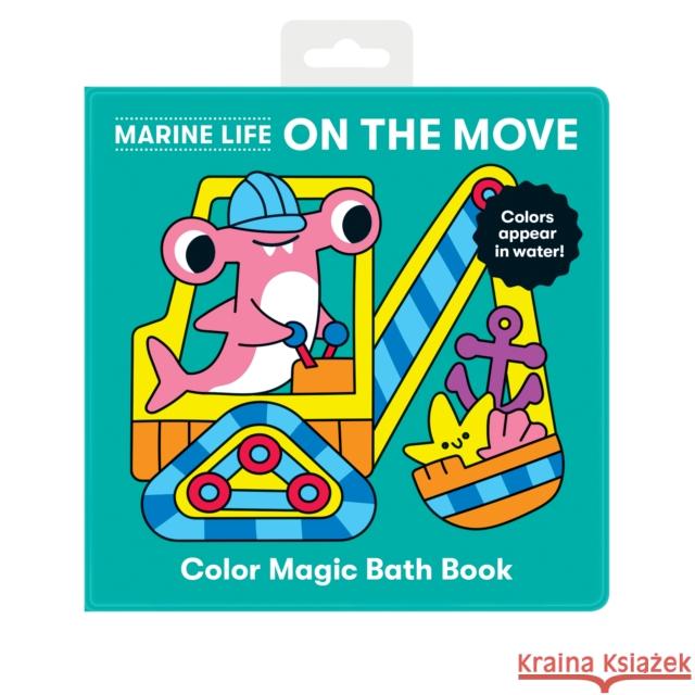 Marine Life On the Move Color Magic Bath Book Mudpuppy 9780735370401