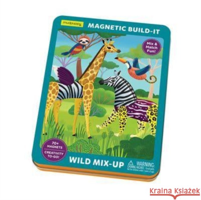 Wild Mix-Up Magnetic Build-It Mudpuppy 9780735370418