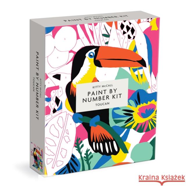 Kitty McCall Toucan Paint By Number Kit Galison 9780735370500