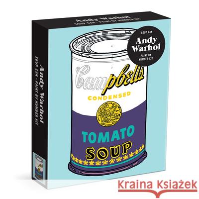 Andy Warhol Soup Can Paint By Number Kit Galison                                  Andy Warhol 9780735370524 Galison